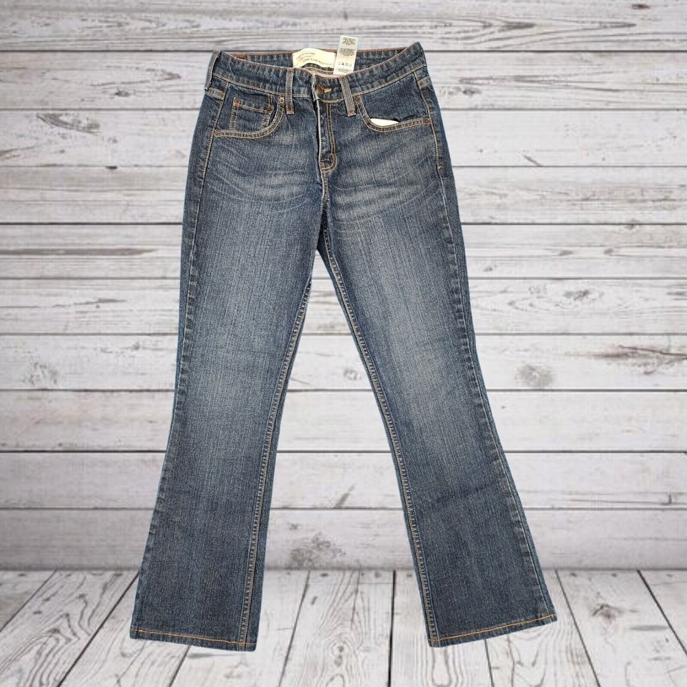 Levi Strauss Signature Women's Stretch Low Rise Bootcut Denim Jeans Size 4